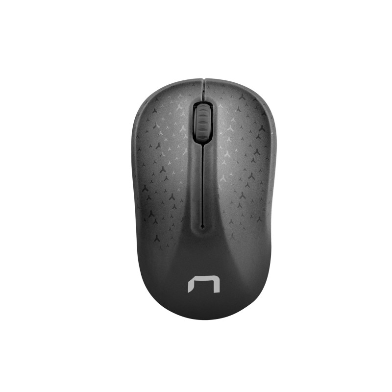 Natec optická myš TOUCAN/1600 DPI/Kancelárska/Optická/1 600 DPI/Bezdrôtová USB/Čierna
