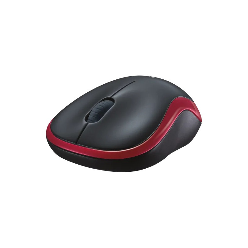 LOGITECH - PROMO myš Logi Wireless Mouse M185, Red