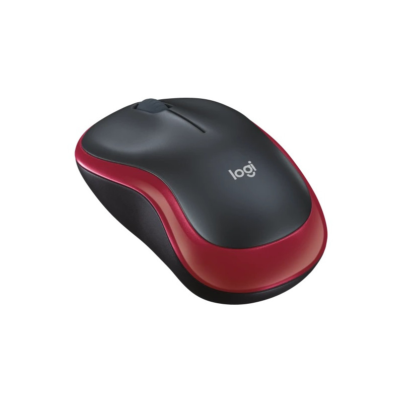 LOGITECH - PROMO myš Logi Wireless Mouse M185, Red