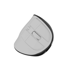 Vertikálna bezdrôtová myš Natec EUPHONIE PRO/Vertikálna/Blue Sense/Pre pravákov/2 400 DPI/USB+BT/Biela