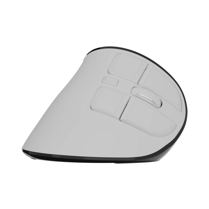 Vertikálna bezdrôtová myš Natec EUPHONIE PRO/Vertikálna/Blue Sense/Pre pravákov/2 400 DPI/USB+BT/Biela