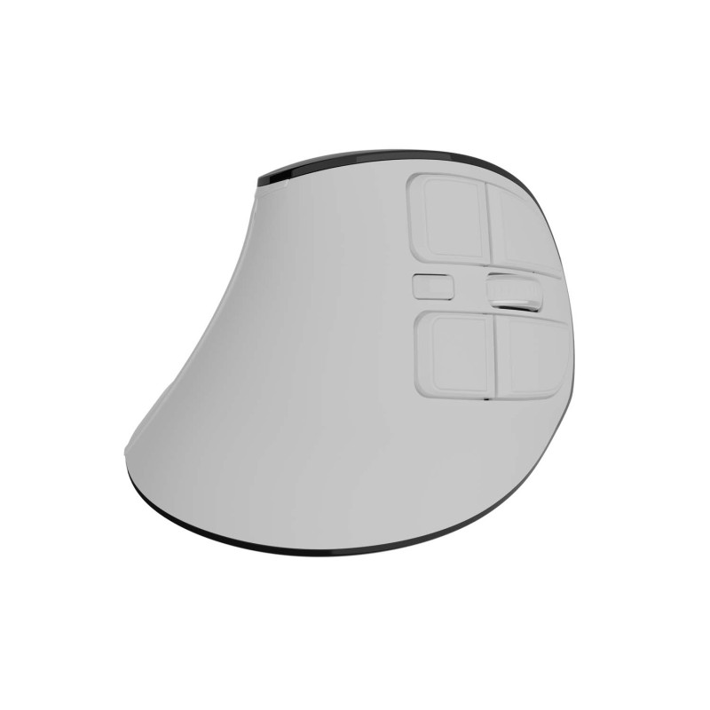 Vertikálna bezdrôtová myš Natec EUPHONIE PRO/Vertikálna/Blue Sense/Pre pravákov/2 400 DPI/USB+BT/Biela