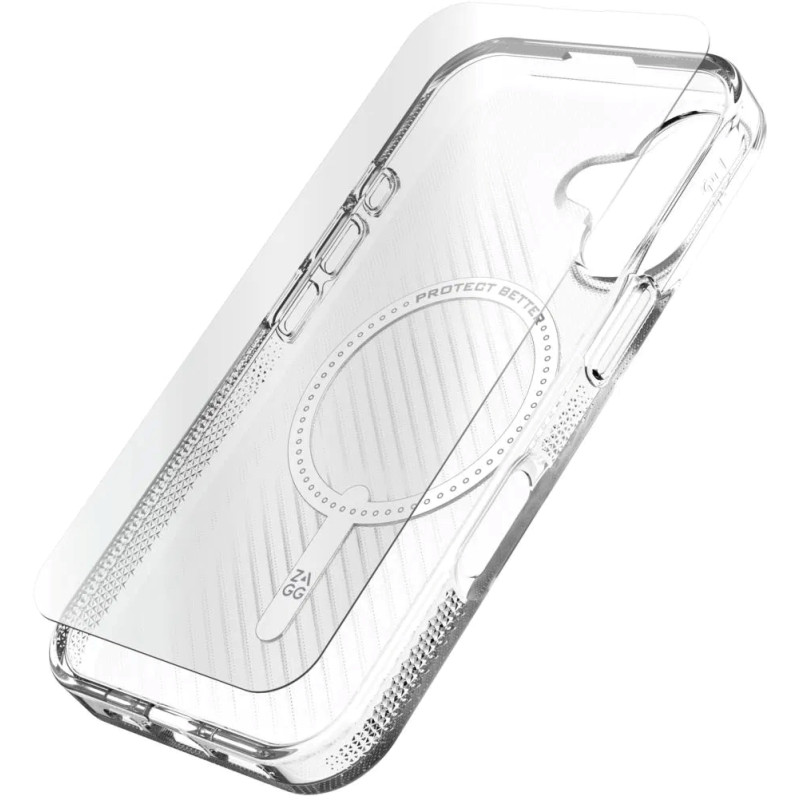 ZAGG Bundle Luxe SNAP PCR sklo 360 Apple iPhone 16 Plus Priehľadný