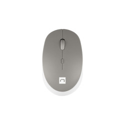 Natec optická myš HARRIER 2/1600 DPI/Kancelárska/Optická/1 600 DPI/Bezdrôtová Bluetooth/Biela-sivá