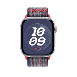 APPLE - Watch Acc/46/Blue/Red Nike Sport Loop