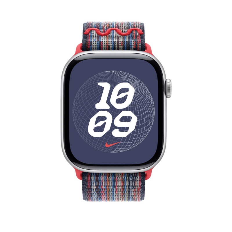 APPLE - Watch Acc/46/Blue/Red Nike Sport Loop