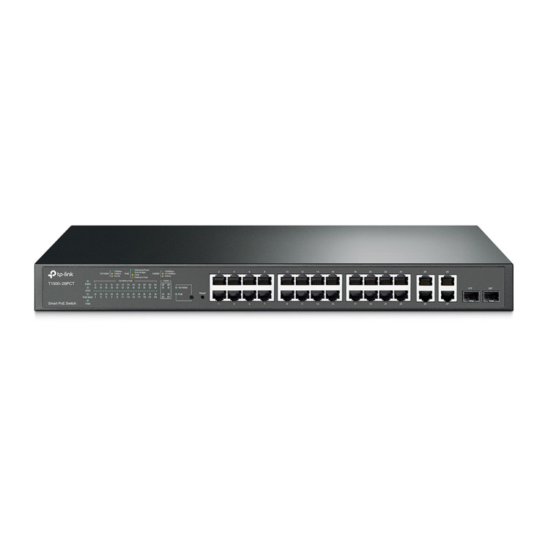 TP-Link SL2428P 24x10/100Mbps+4xGb smart switch, 250W POE+ Omada SDN
