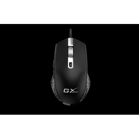 Genius Scorpion M705/Herná/Optická/Pre pravákov/7 200 DPI/Drôtová USB/Čierna