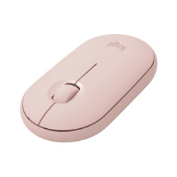 Logitech Pebble M350/Cestovná/Optická/1 000 DPI/USB+BT/Ružová