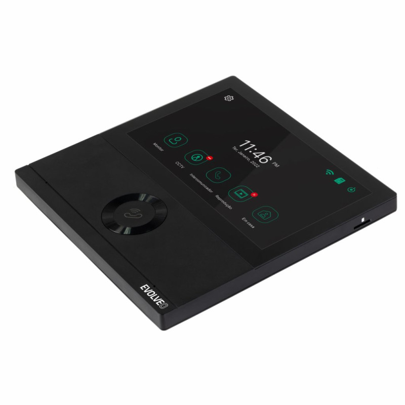 EVOLVEO DoorPhone AHD7, Sada domáceho WiFi videotelefónu s ovládaním brány alebo dverí, černý monitor