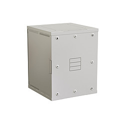 SOLARIX - Rack nástenný Sensa 15U 600mm,dv.sklo, sivý