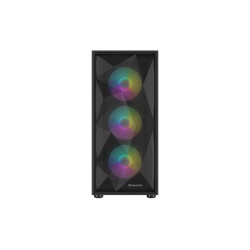 Počítačová skriňa Genesis DIAXID 605 ARGB/Midi Tower/Transpar./Čierna