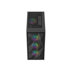 Počítačová skriňa Genesis DIAXID 605 ARGB/Midi Tower/Transpar./Čierna