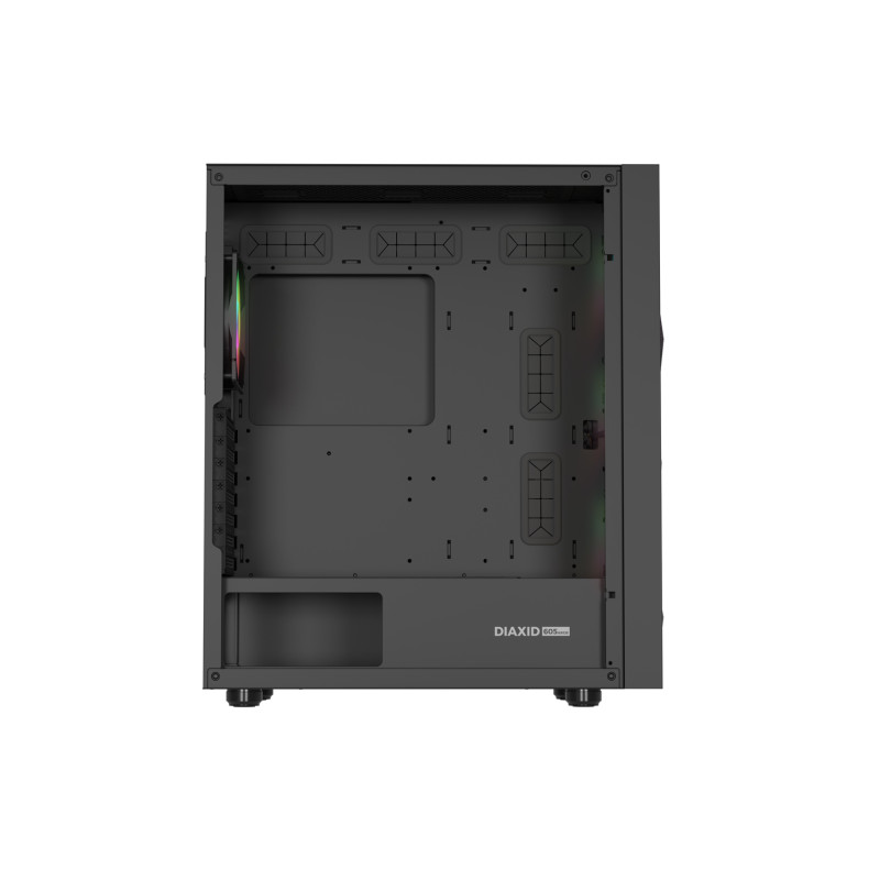 Počítačová skriňa Genesis DIAXID 605 ARGB/Midi Tower/Transpar./Čierna