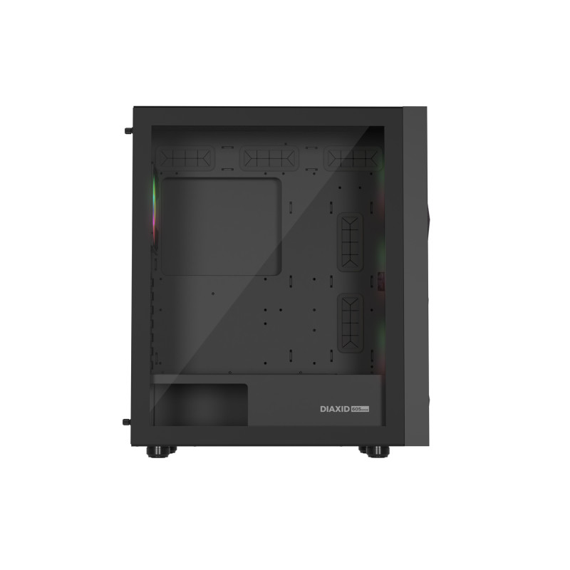 Počítačová skriňa Genesis DIAXID 605 ARGB/Midi Tower/Transpar./Čierna