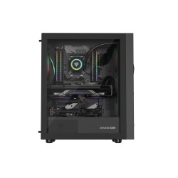 Počítačová skriňa Genesis DIAXID 605 ARGB/Midi Tower/Transpar./Čierna
