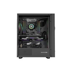 Počítačová skriňa Genesis DIAXID 605 ARGB/Midi Tower/Transpar./Čierna