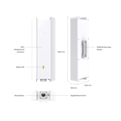 TP-Link EAP623-Outdoor HD AX1800 WiFi6 AP Omada SDN