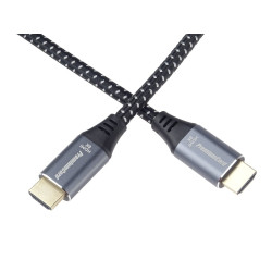 PremiumCord ULTRA HDMI 2.1 High Speed + Ethernet kábel 8K @ 60Hz, pozlátené 1m