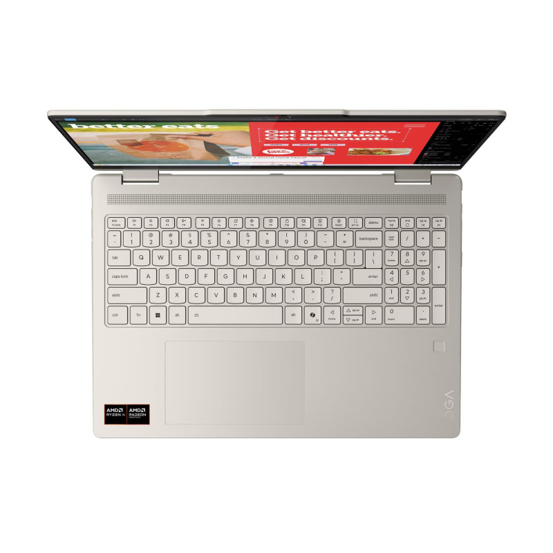 Lenovo Yoga 7 2-in-1/16AKP10/AI7-350/16''/2880x1800/T/32GB/1TB/AMD int/bez OS/Seashell/3R On-Site