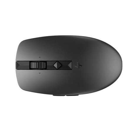 HP 710/Kancelárska/Optická/Pre pravákov/3 000 DPI/Drôtová+bezdrôtová/Čierna