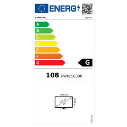 50'' LED Samsung QH50C - UHD, 700cd, MI, 24/7