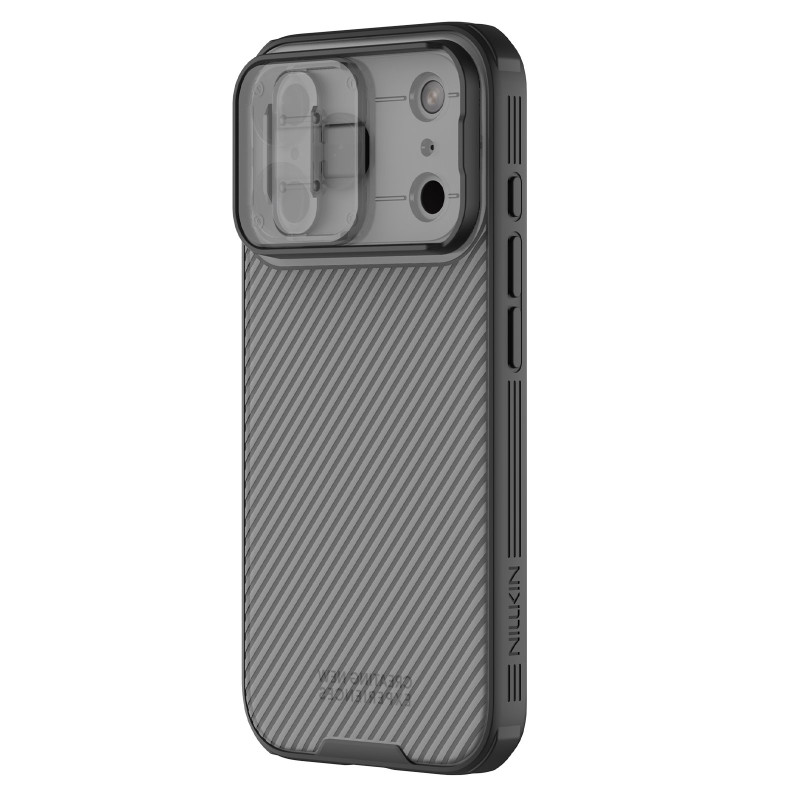 Nillkin CamShield PRO Zadný Kryt pre Apple iPhone 17 Pro/18 Pro Transparent Black