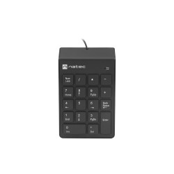 Numerická klávesnica Natec GOBY 2/Drôtová USB/Čierna