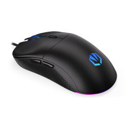 Endorfy Gem Plus/Herná/Optická/Pre pravákov/19 000 DPI/Drôtové USB-A/Čierna