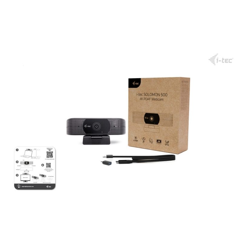 i-tec SOLOMON 500 4K PDAF Webcam