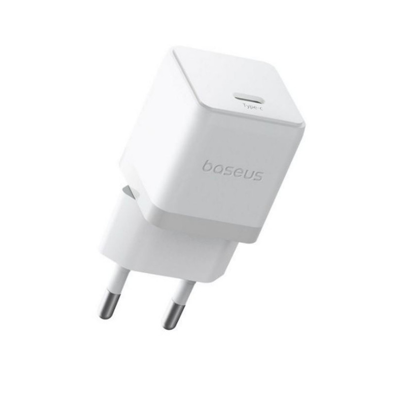 NONAME - Baseus Rýchlonabíjačka do siete Palm 30W USB-C PD QC 3.0 biela