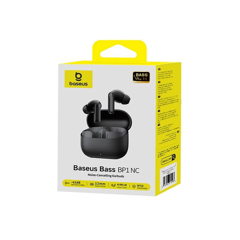 NONAME - Baseus Bass BP1 NC In-Ear Bezdrôtové Slúchadlá Galaxy Blue