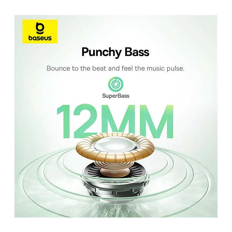 NONAME - Baseus Bass BP1 NC In-Ear Bezdrôtové Slúchadlá Galaxy Blue