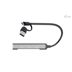 i-tec USB-A/USB-C Metal HUB 1x USB-C 3.1 + 3x USB 2.0
