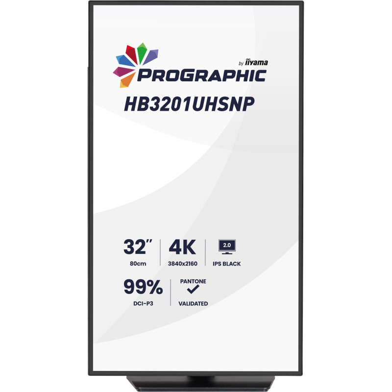 iiyama ProGraphic/HB3201UHSNP-B1/31,5''/IPS/4K UHD/60Hz/4ms/Čierna/3R