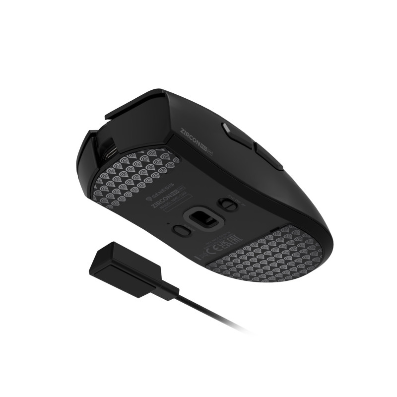 Herná bezdrôtová myš Genesis ZIRCON 880 PRO/Herná/Optická/30 000 DPI/USB+BT/Čierna