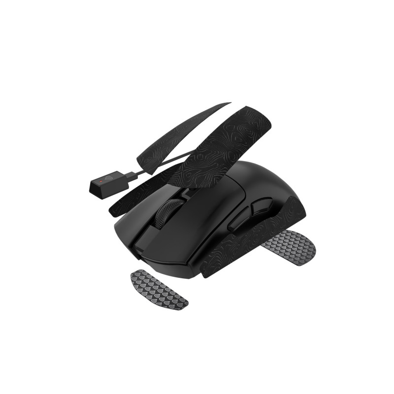 Herná bezdrôtová myš Genesis ZIRCON 880 PRO/Herná/Optická/30 000 DPI/USB+BT/Čierna