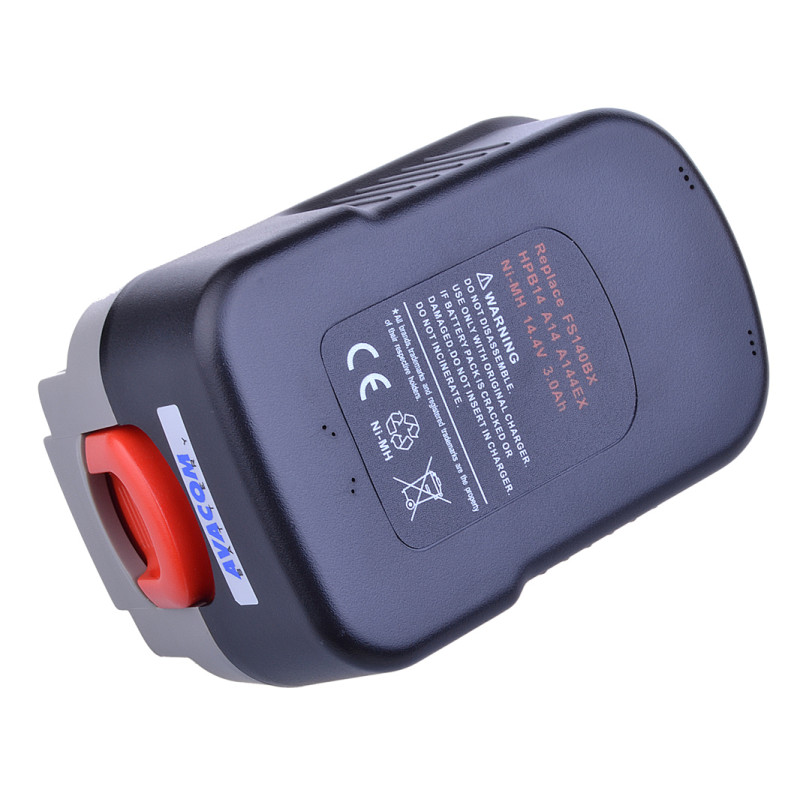 Batérie AVACOM BLACK & DECKER A144, A1714 Ni-MH 14,4 V 3000mAh, články PANASONIC