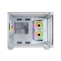 FSP S380-WA/Micro ATX/Transpar./Biela