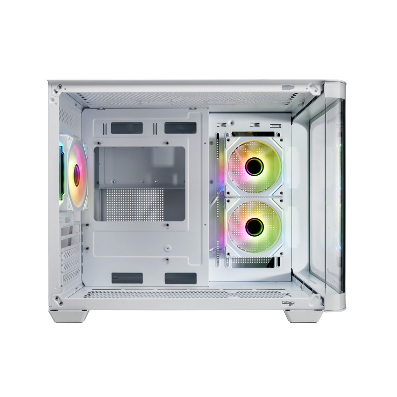 FSP S380-WA/Micro ATX/Transpar./Biela