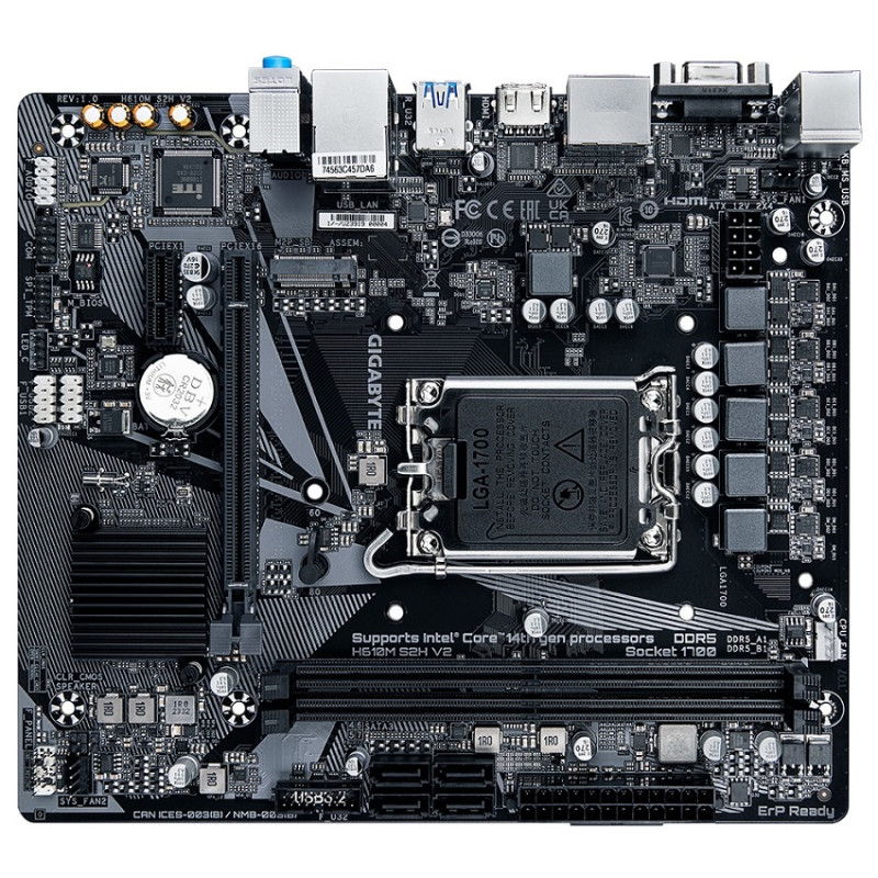 GIGABYTE H610 S2H V2/LGA 1700/mATX