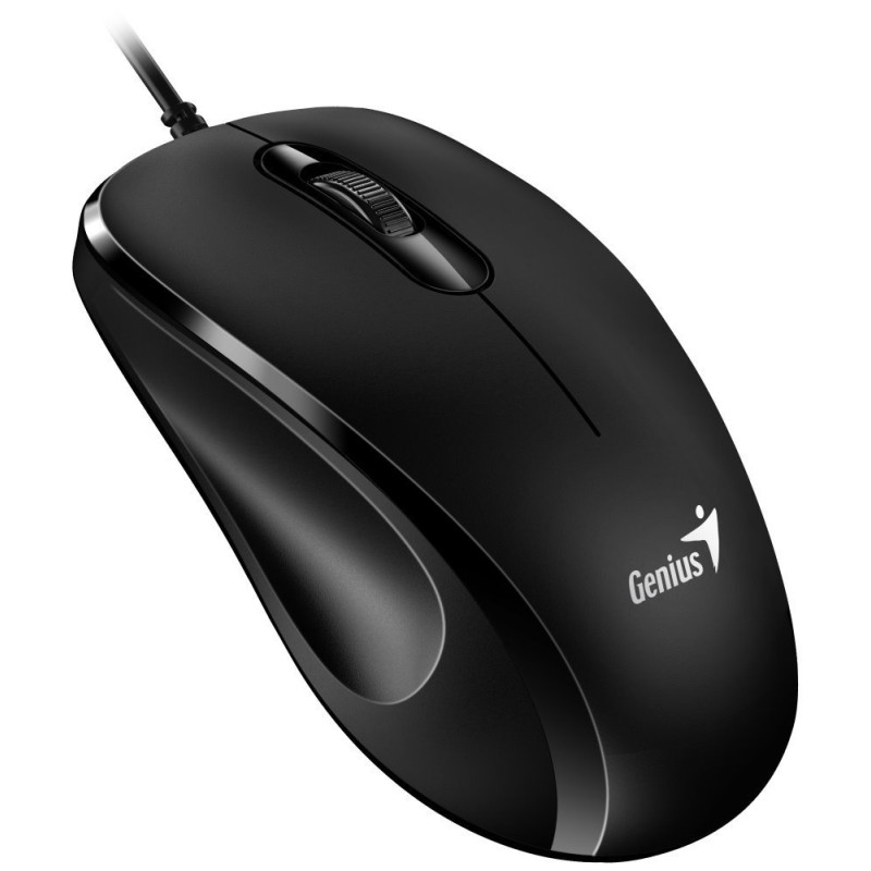 Genius DX-101/Kancelárska/Optická/Pre pravákov/1 200 DPI/Drôtová USB/Čierna