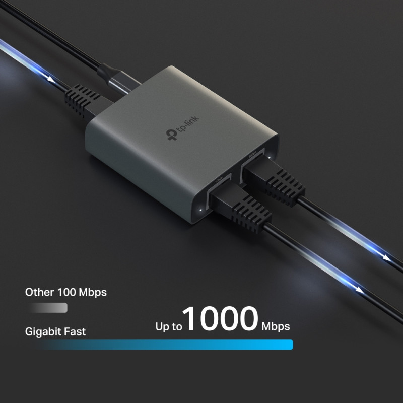 TP-Link EH210 1 to 2 Gigabit Ethernet Splitter