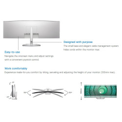 Dell UltraSharp/U4924DW/49''/IPS/5120x1440/60Hz/5ms/Black/3R