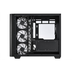 FSP M580-BP/Midi Tower/Transpar./Čierna