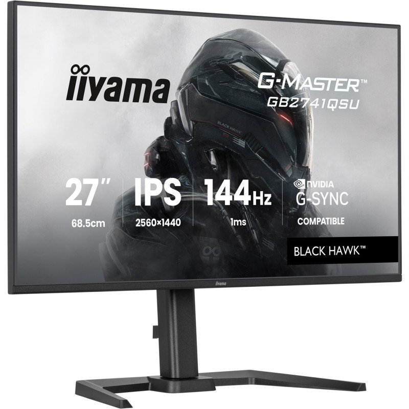 iiyama G-Master/GB2741QSU-B1/27''/IPS/QHD/144Hz/1ms/Čierna/3R