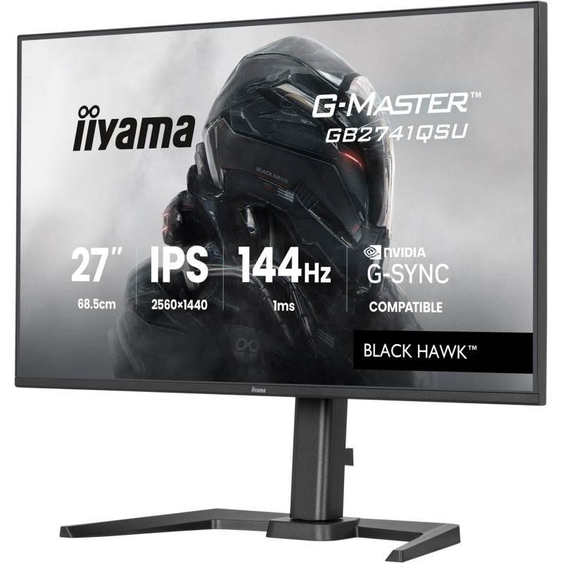 iiyama G-Master/GB2741QSU-B1/27''/IPS/QHD/144Hz/1ms/Čierna/3R
