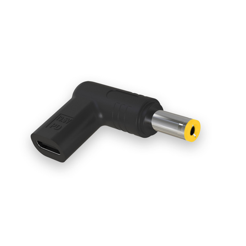 Aligator USB-C napájacia redukcia 5,5x2,5 mm pre notebooky Acer/Asus/HP/Lenovo/Toshiba