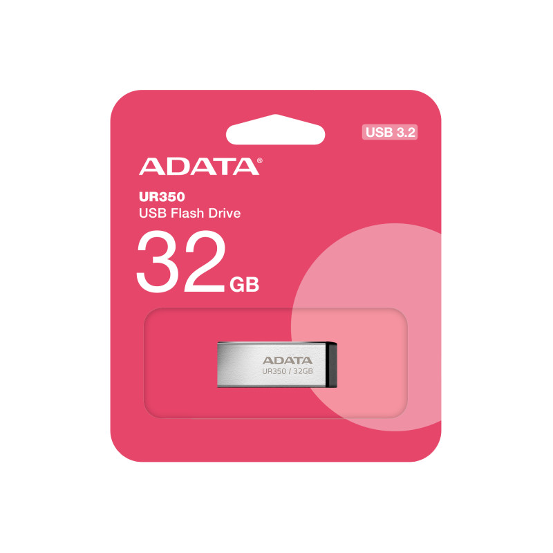ADATA UR350/32GB/USB 3.2/USB-A/Čierna