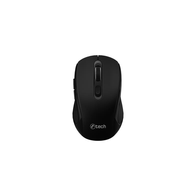 C-TECH WLM-12BK/Ergonomická/Optická/Pre pravákov/1 600 DPI/USB+BT/Čierna